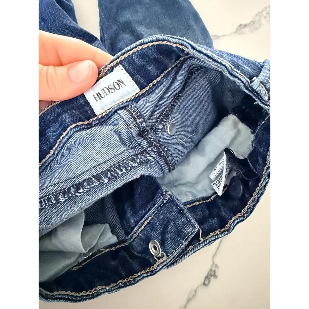 Hudson Girls Dark Wash Adjustable Waist Jeans Size 4